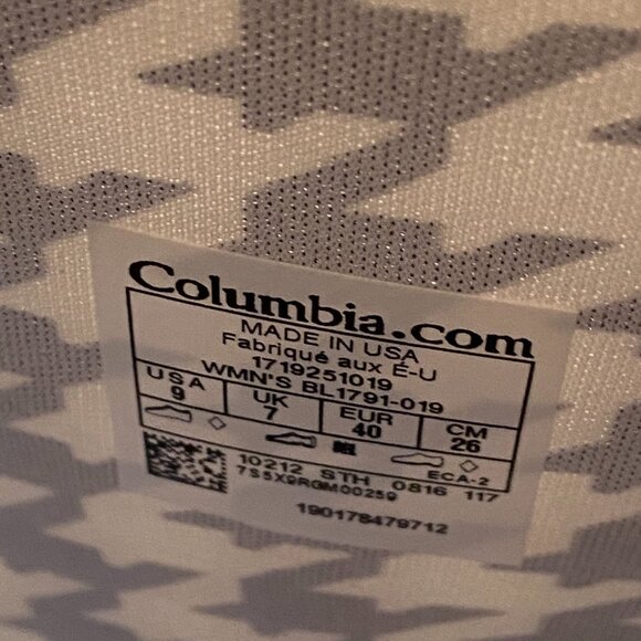 Columbia Rain Boots, Houndstooth size 9 - Picture 3 of 7